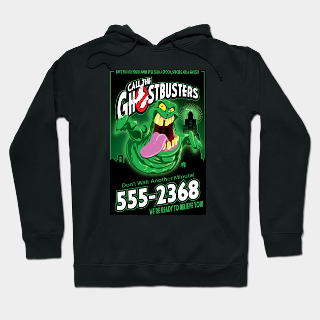 Who You Gonna Call Hoodie by CuddleswithCatsArt